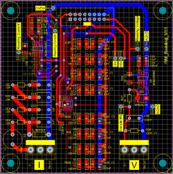دستگاه مقاومت عایق برد مدار چاپی بخش اندازه گیری دستگاه مقاومت عایق. شرکت فن آوران الکترونیک راشین.