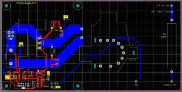 دستگاه تست مقاومت عایق طرح برد مدار چاپی بخش قدرت دستگاه تست مقاومت عایق
