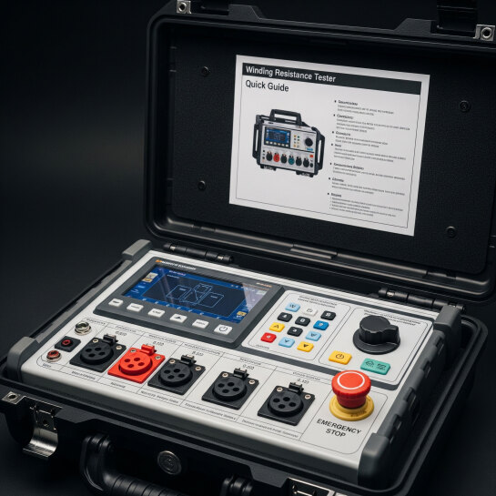 دستگاه تست مقاومت اهمی سیم پیچ